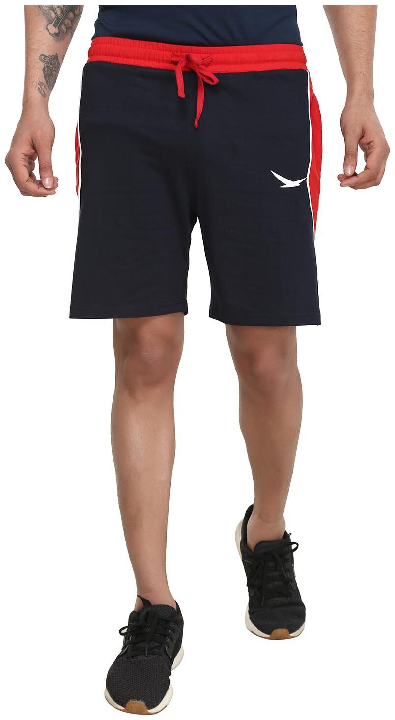 

HIFLYERS Men Cotton Men Shorts Blue