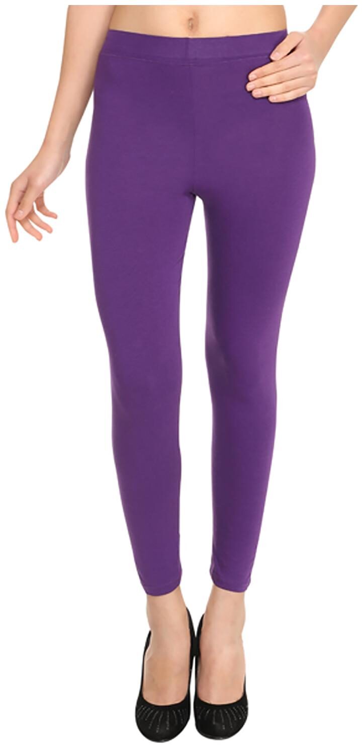 

Hiflyers Women Solid Purple Legging