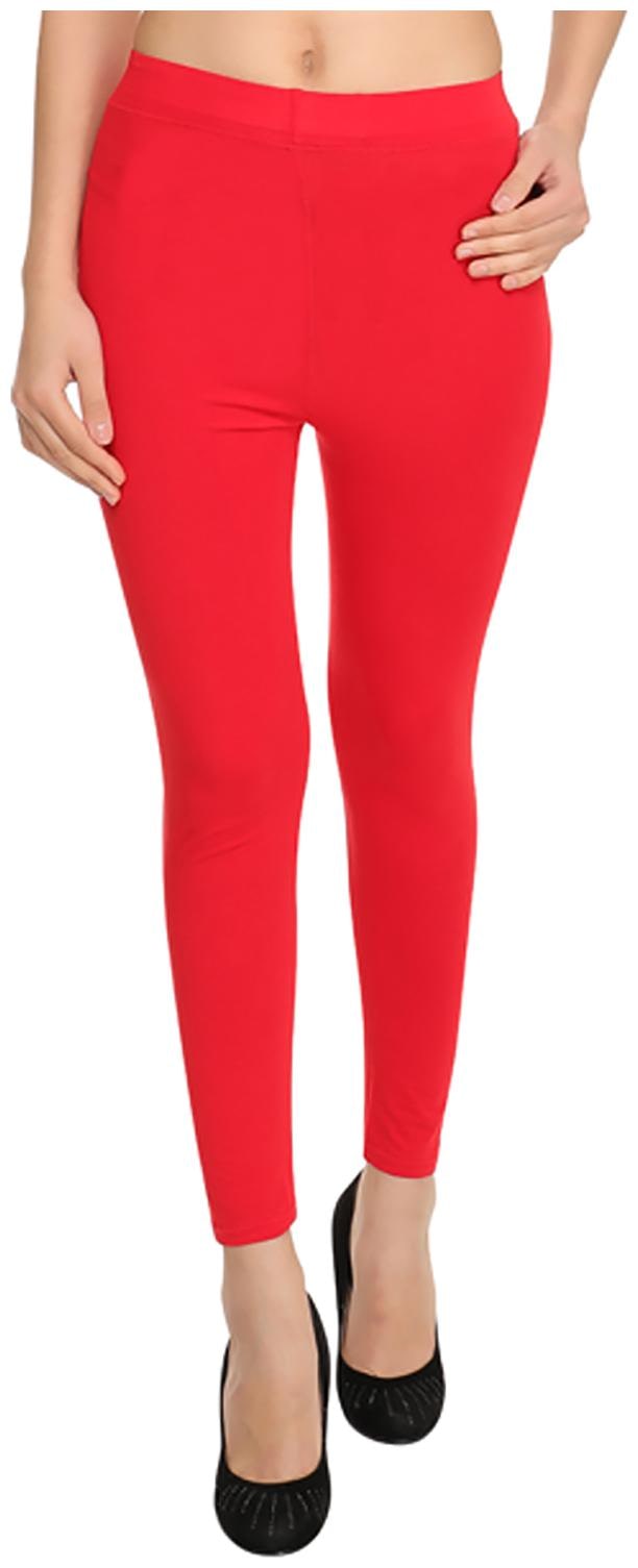 

Hiflyers Women Solid Red Legging