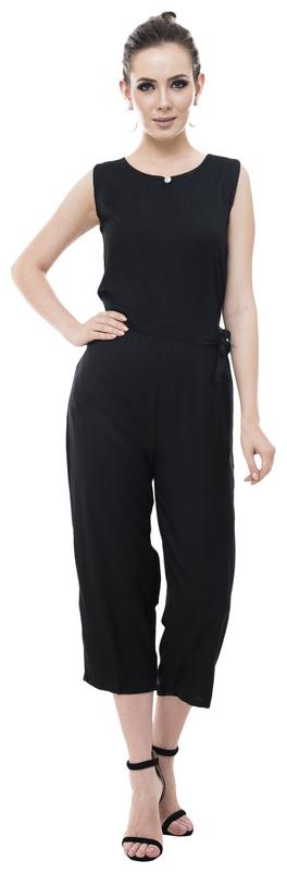 

Highfy Solid Jumpsuit - Black