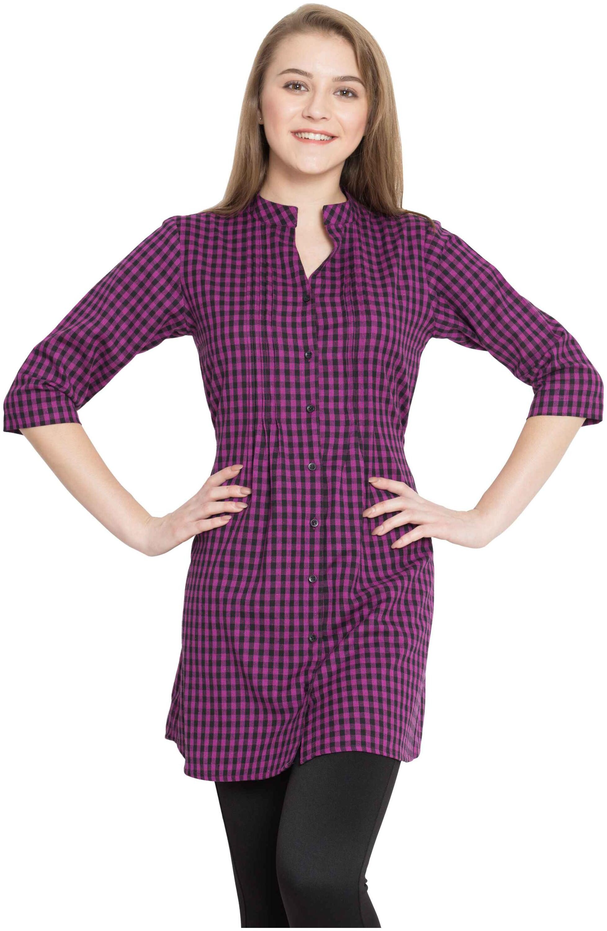 

Hive91 Women Floral Regular tunic - Purple