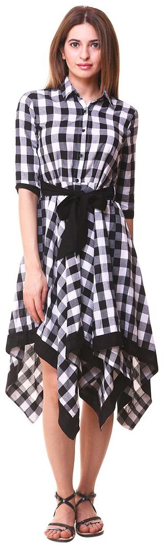 

Hive91 Women s Wrap Black White Dress