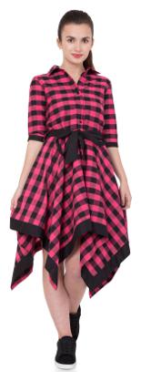

Hive91 Multi Striped Wrap dress