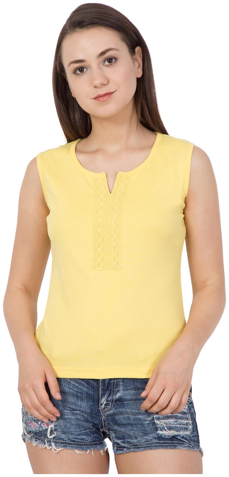 

Hive91 Women Floral A-line top - Yellow