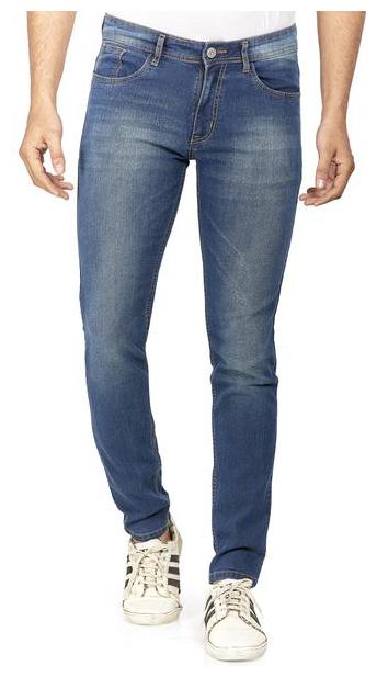 

HJ HASASI Men Blue Regular Fit Jeans