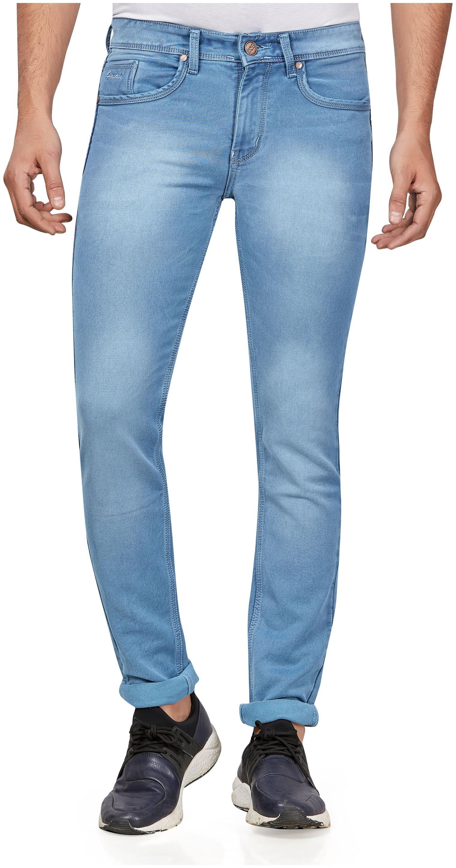 

HJ HASASI Men Blue Regular Fit Jeans