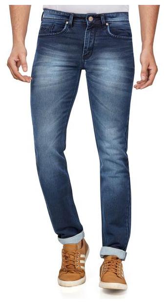 

HJ HASASI Men Blue Regular Fit Jeans