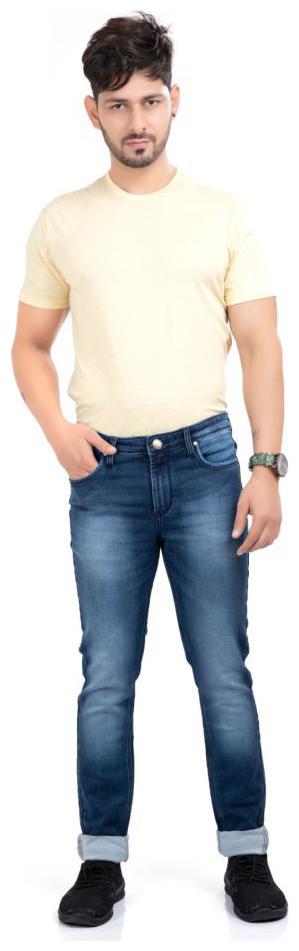 

HJ HASASI Men Blue Regular Fit Jeans