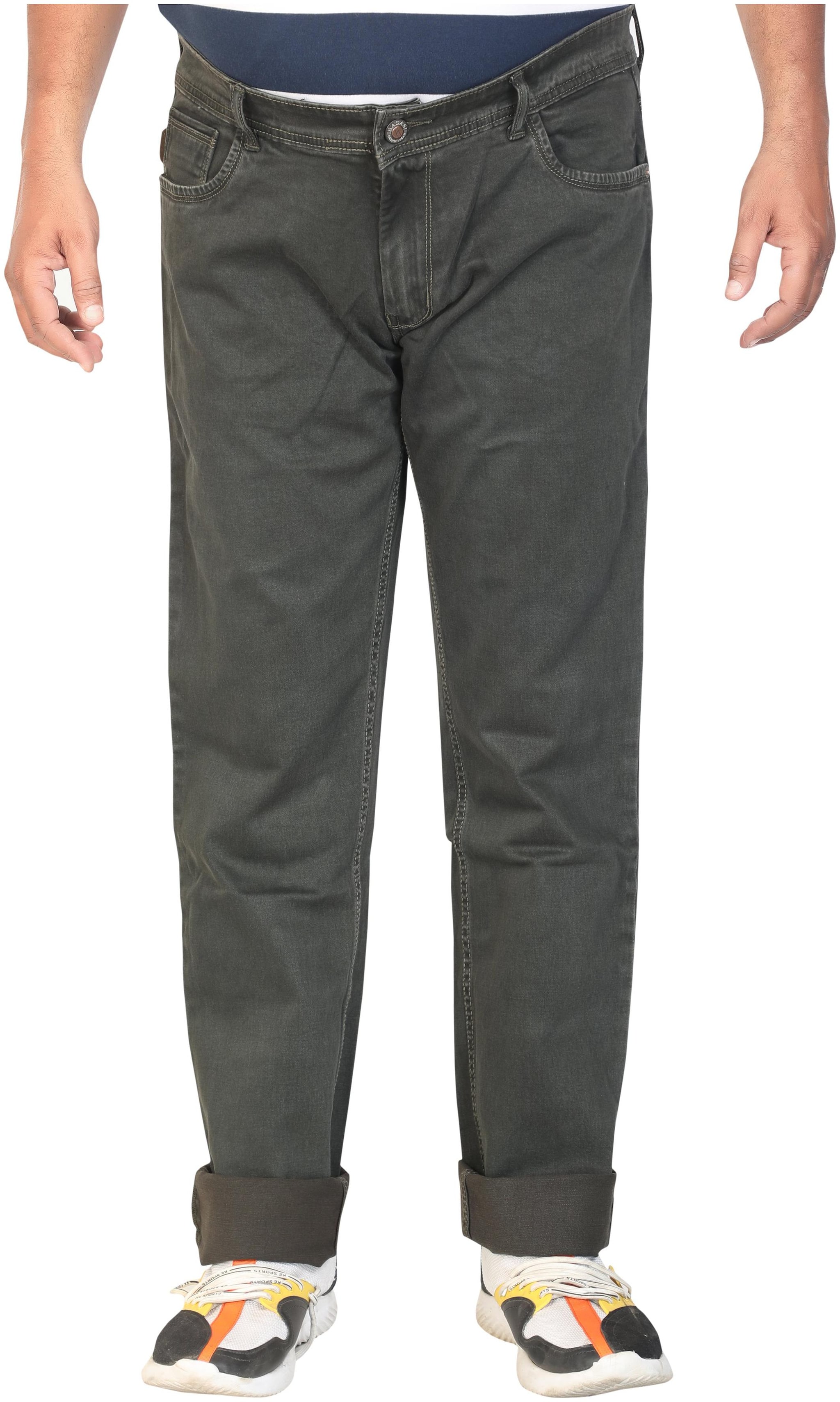 

HJ HASASI Men Grey Slim Fit Jeans