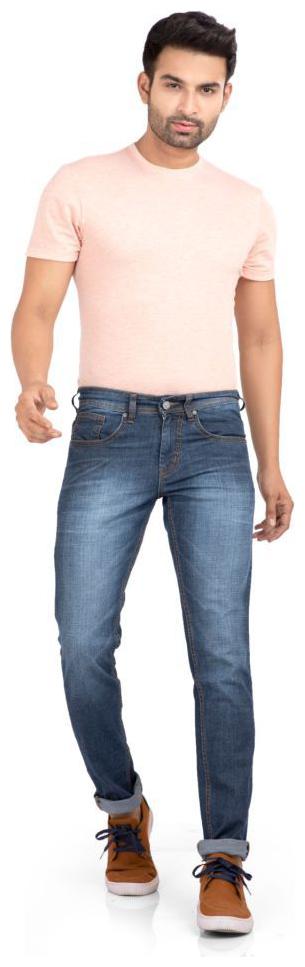 

HJ HASASI Men Blue Regular Fit Jeans