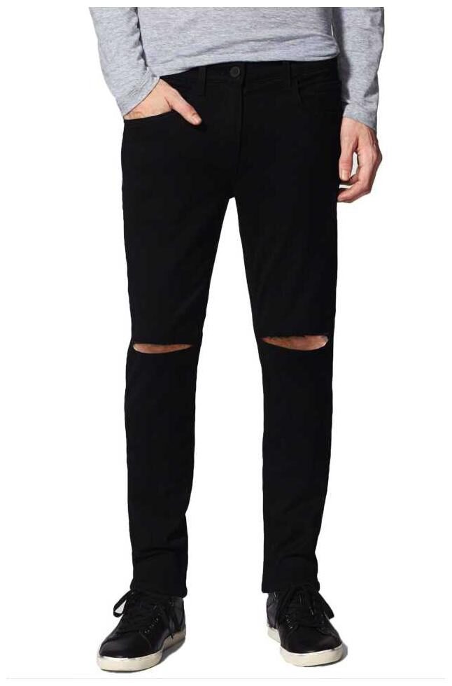 

HMFURRYS FINEST Men Black Regular Fit Jeans