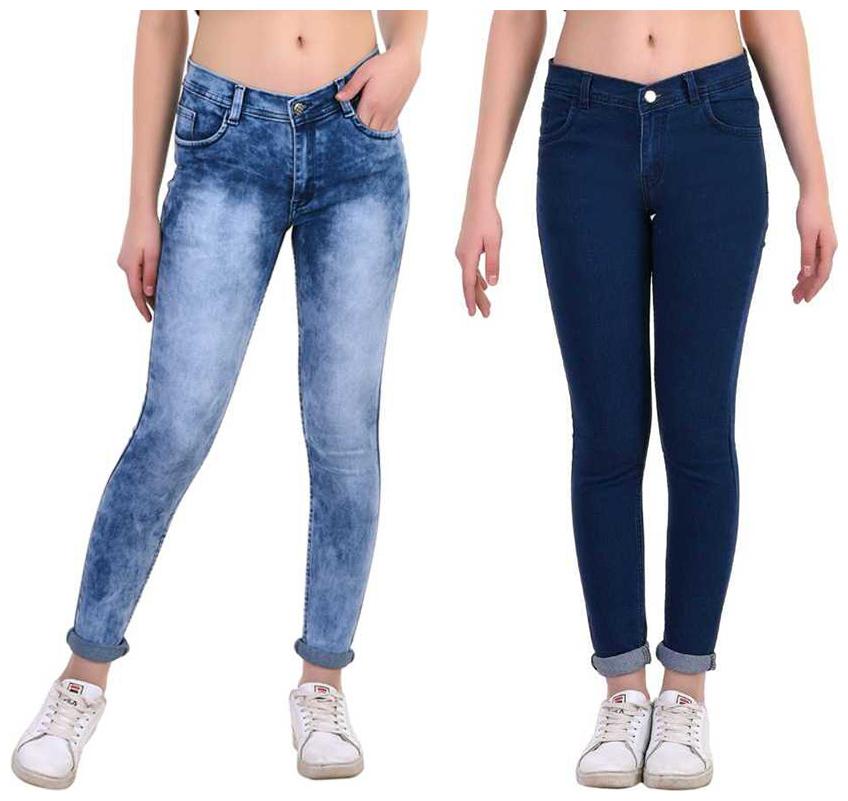 

HMFURRYS FINEST Women Blue Slim fit Jeans