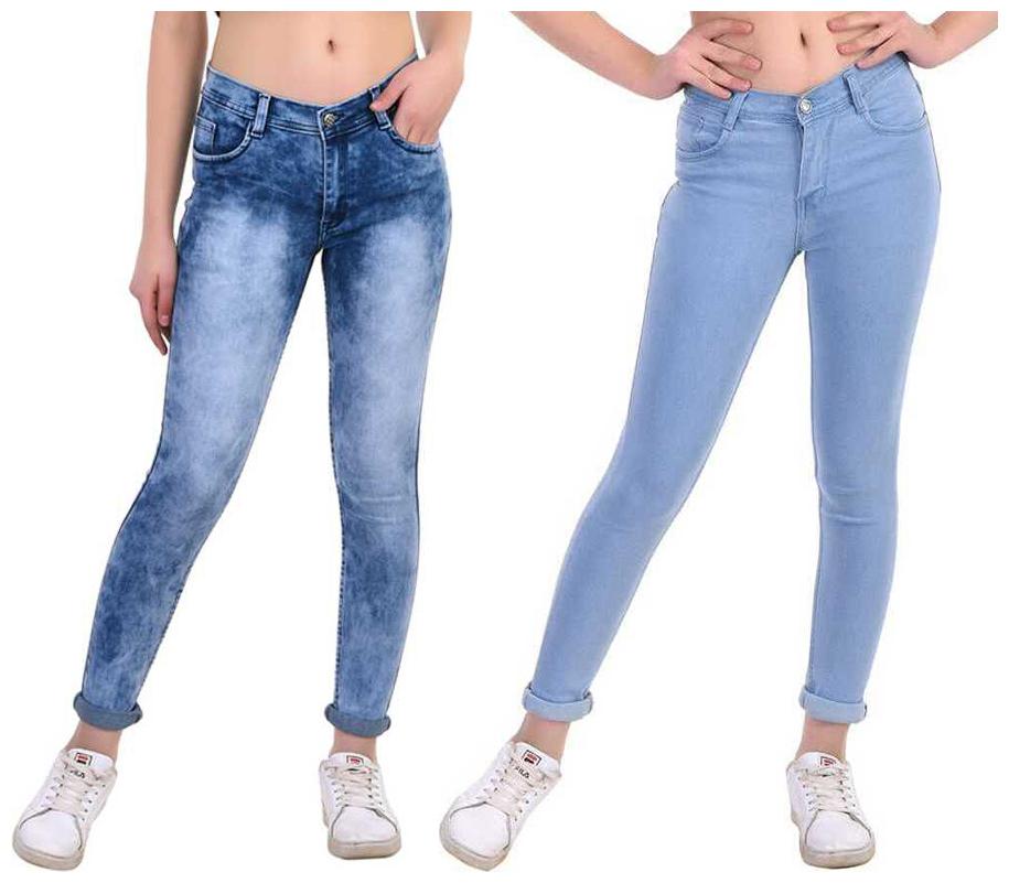 

HMFURRYS FINEST Women Blue Slim fit Jeans