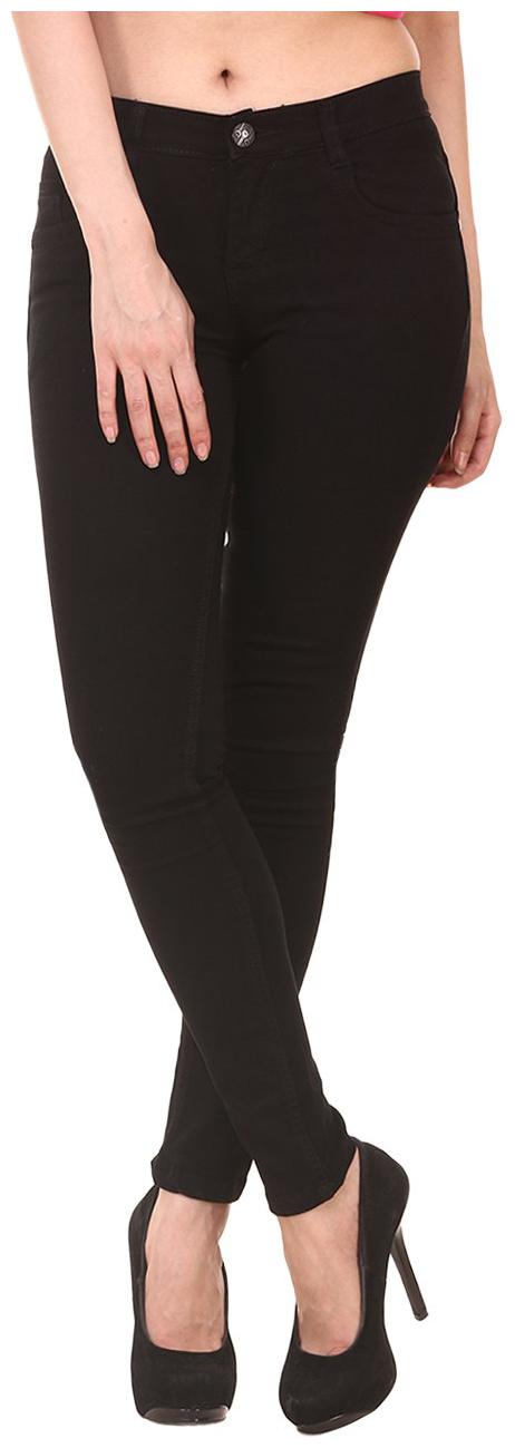 

HMFURRYS FINEST Women Black Slim fit Jeans