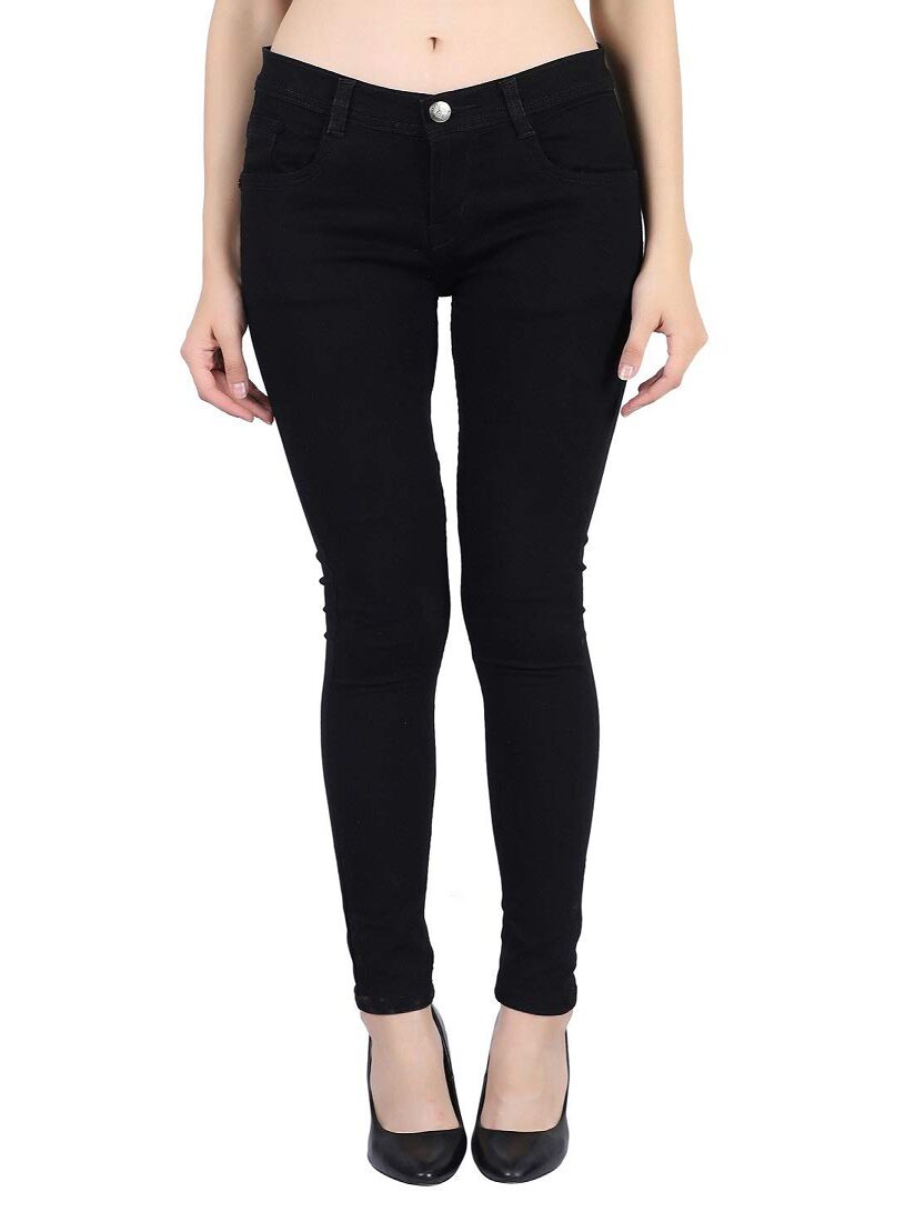 

HMFURRYS FINEST Women Black Slim fit Jeans