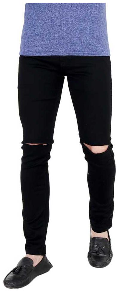 

HMFURRYS FINEST Men Black Regular Fit Jeans