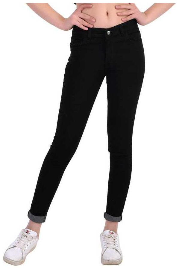 

HMFURRYS FINEST Women Black Straight fit Jeans