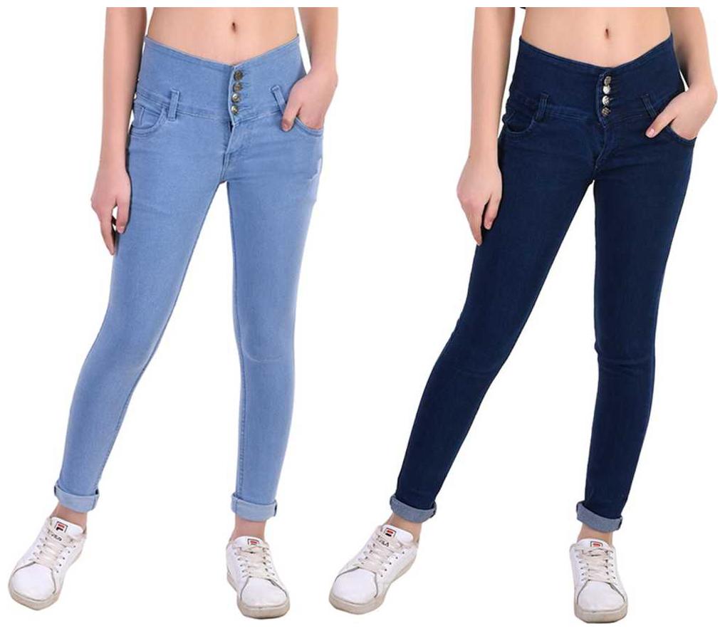 

HMFURRYS FINEST Women Blue Slim fit Jeans