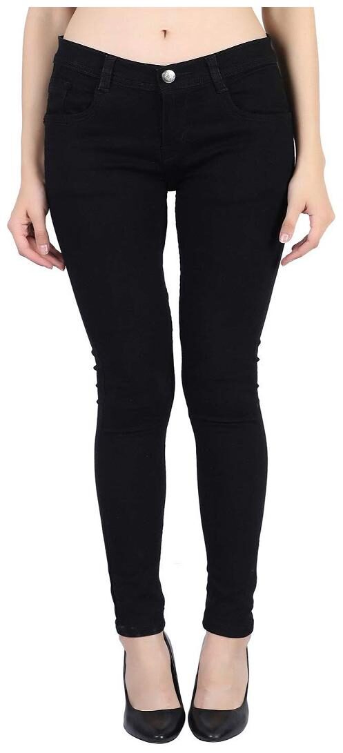 

HMFURRYS FINEST Women Black Slim fit Jeans