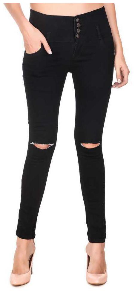 

HMFURRYS FINEST Women Black Slim fit Jeans