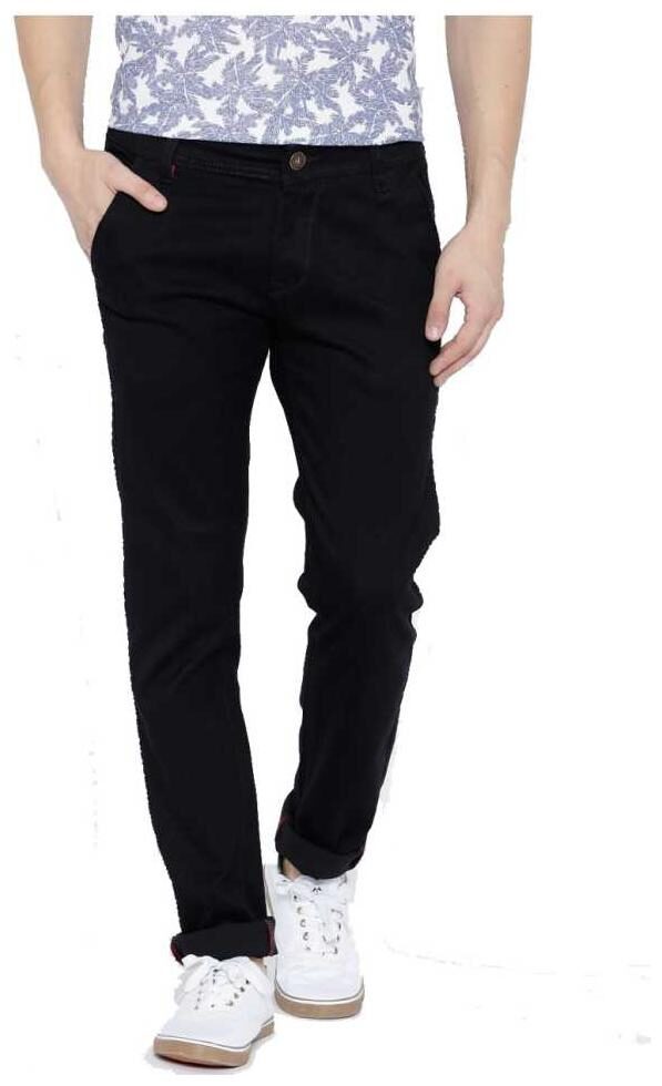 

HMFURRYS FINEST Men Black Regular Fit Jeans