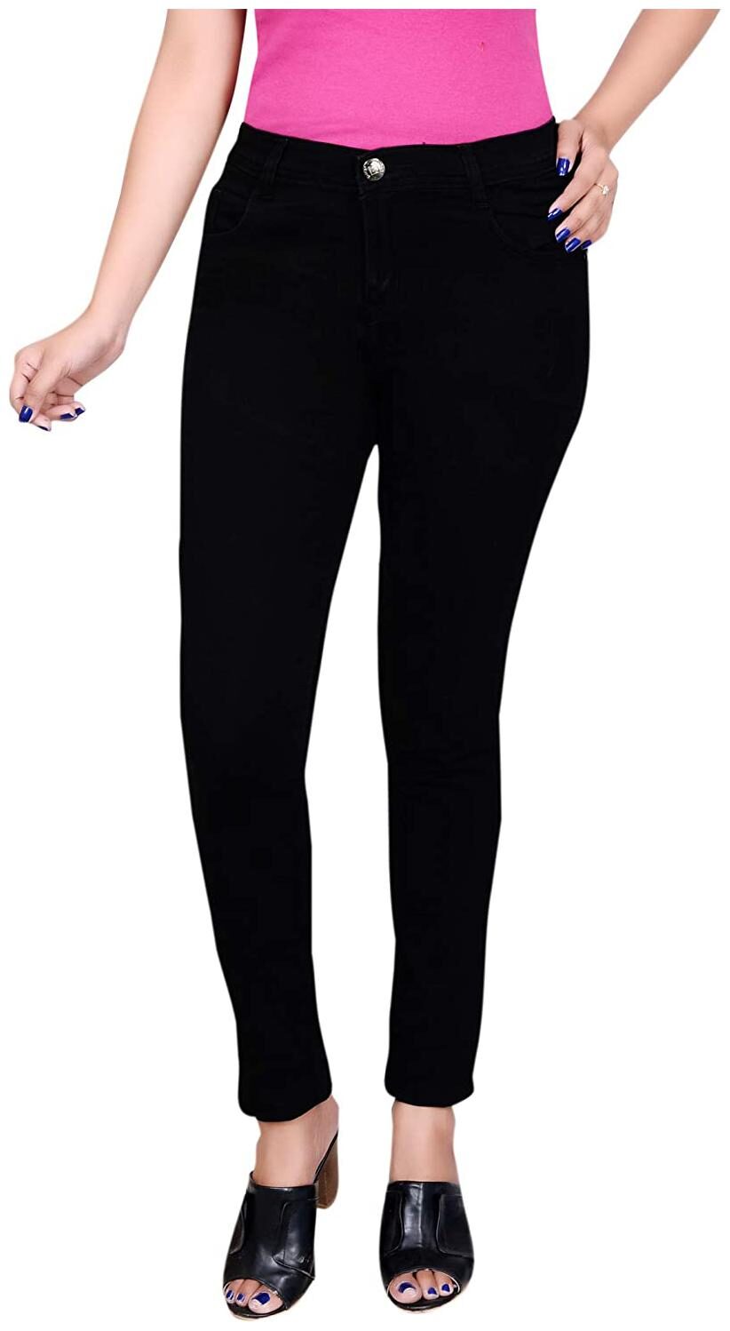

HMFURRYS FINEST Women Black Slim fit Jeans