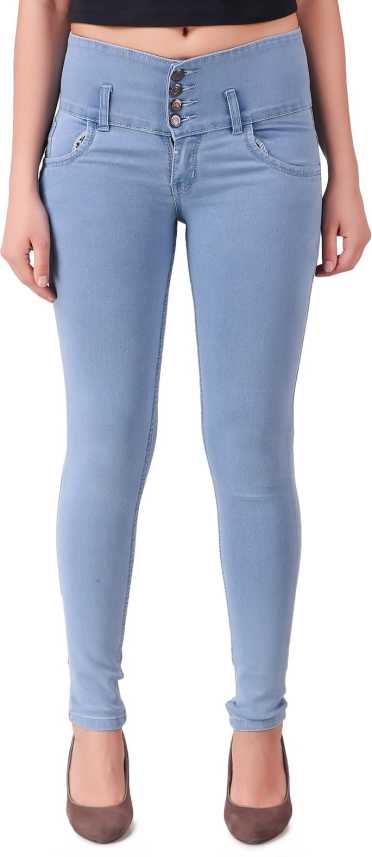 

HMFURRYS FINEST Women Blue Straight fit Jeans