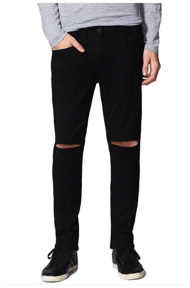 

HMFURRYS FINEST Men Black Regular Fit Jeans