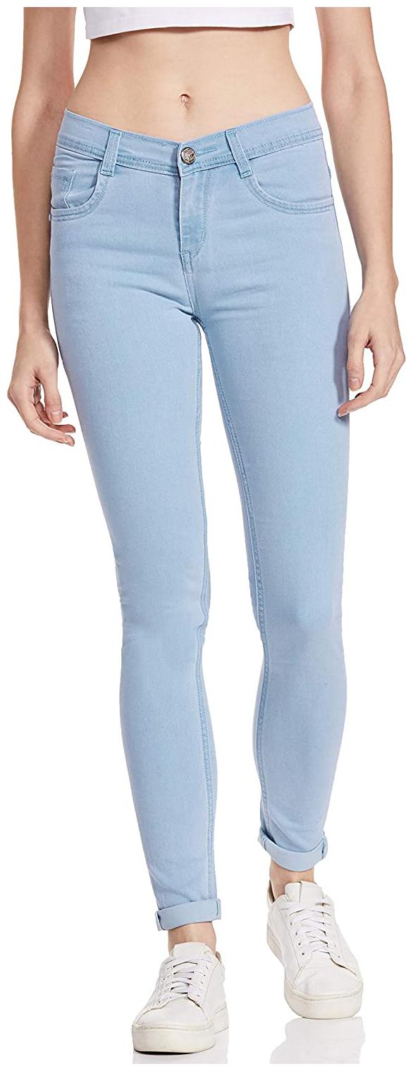 

HMFURRYS FINEST Women Blue Slim fit Jeans