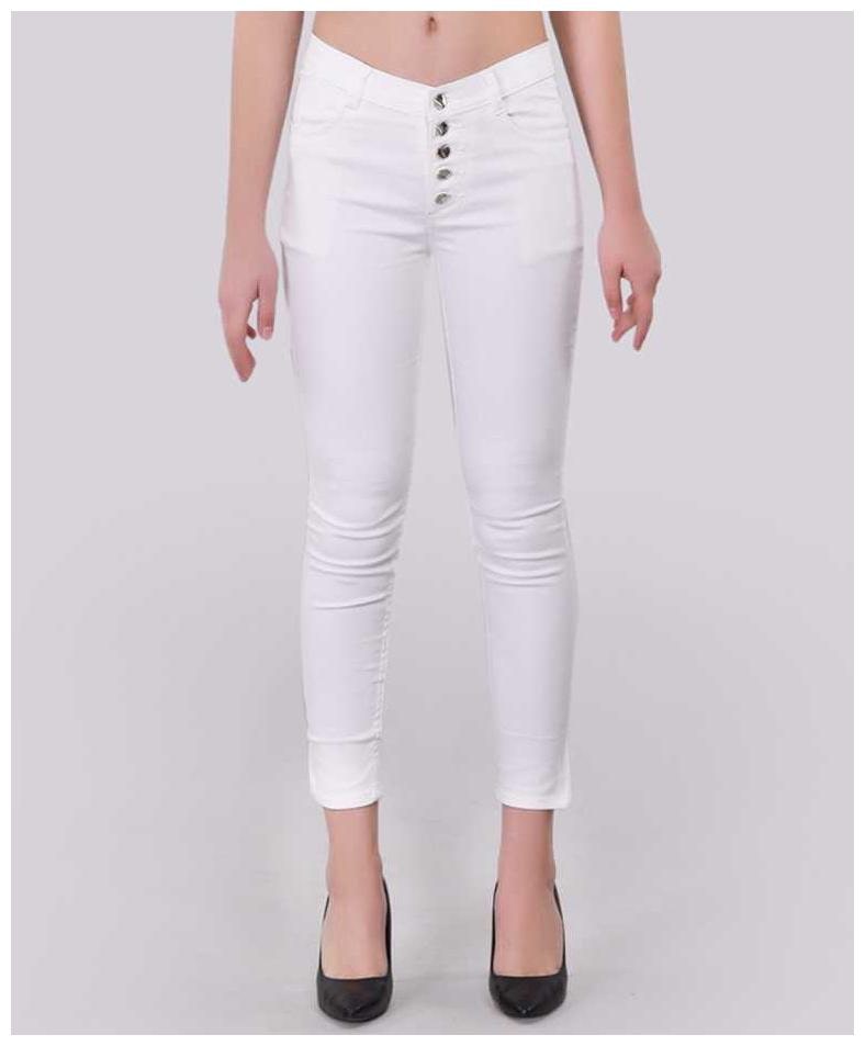 

HMFURRYS FINEST Women White Slim fit Jeans