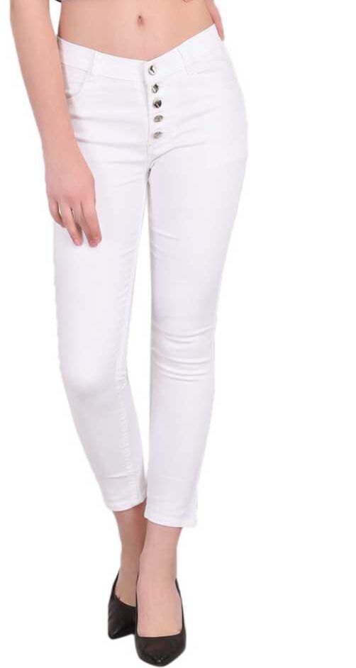 

HMFURRYS FINEST Women White Slim fit Jeans