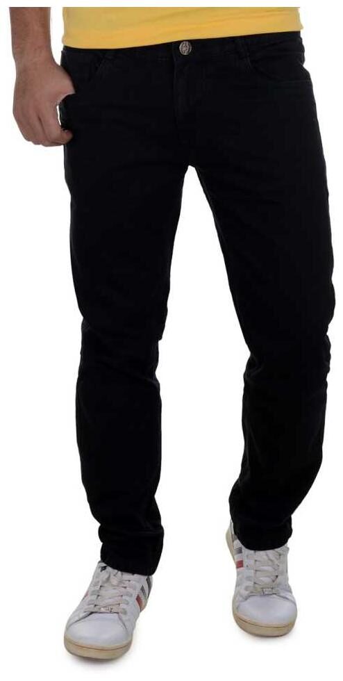 

HMFURRYS FINEST Men Black Regular Fit Jeans
