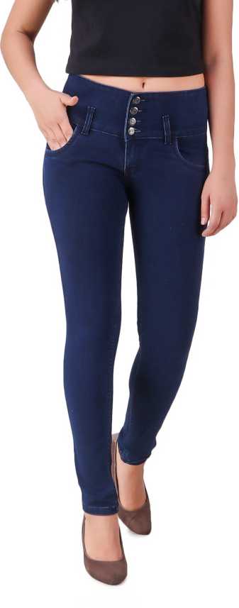 

HMFURRYS FINEST Women Blue Straight fit Jeans