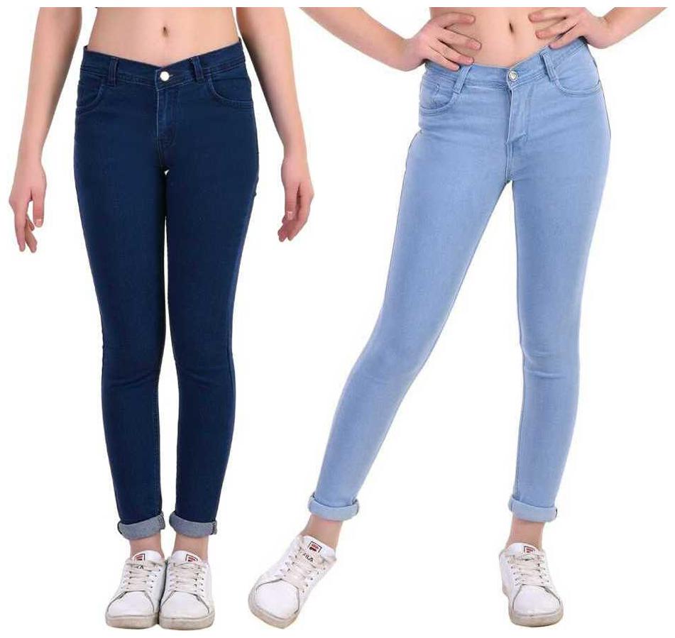 

HMFURRYS FINEST Women Blue Slim fit Jeans