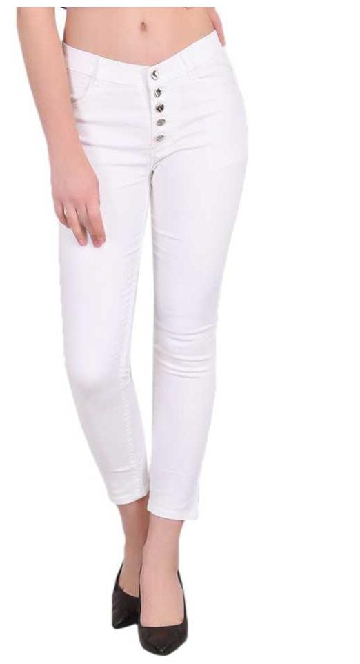 

HMFURRYS FINEST Women White Slim fit Jeans