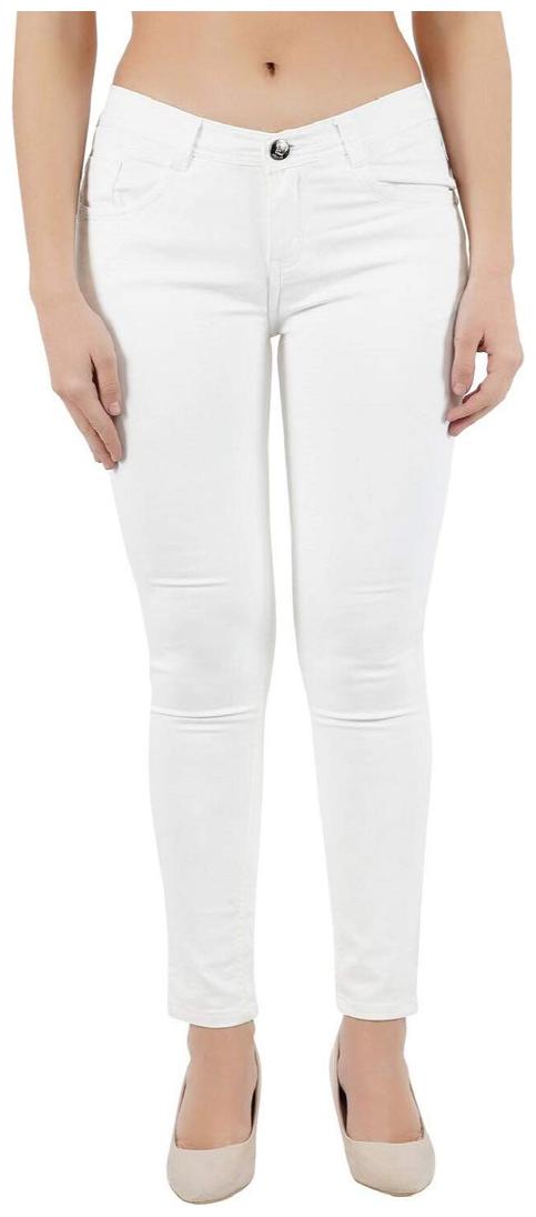 

HMFURRYS FINEST Women White Slim fit Jeans
