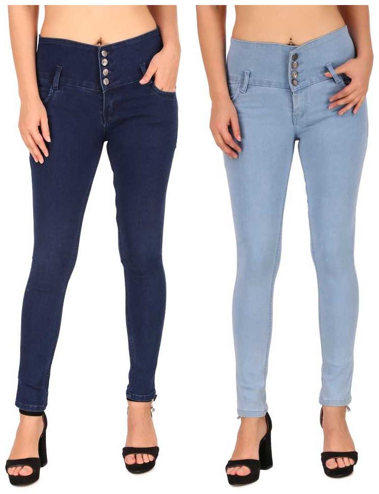 

HMFURRYS FINEST Women Blue Slim fit Jeans