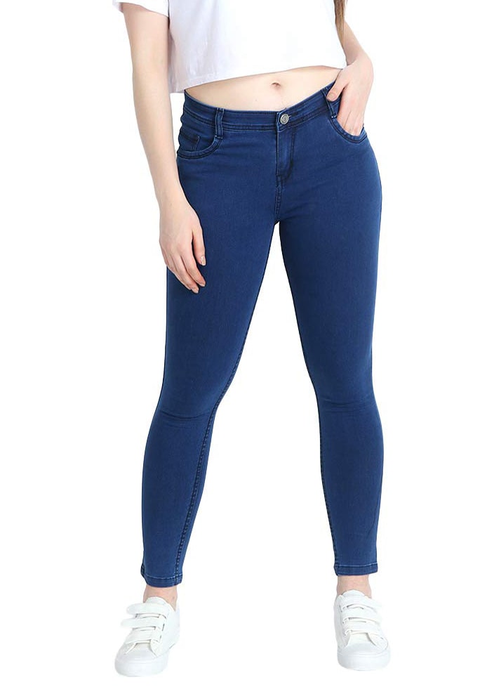 

HMFURRYS FINEST Women Blue Slim fit Jeans