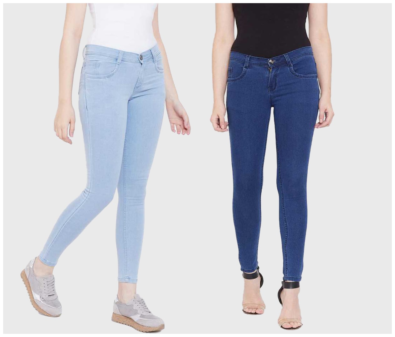 

HMFURRYS FINEST Women Blue Slim fit Jeans