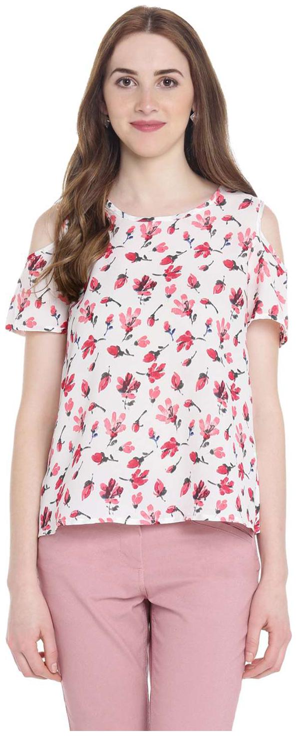 

Honey By Pantaloons Women Floral Regular top - White