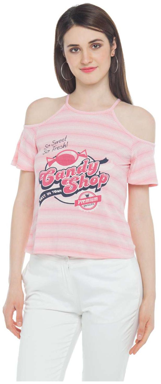 

Honey By Pantaloons Women Printed Regular top - Pink