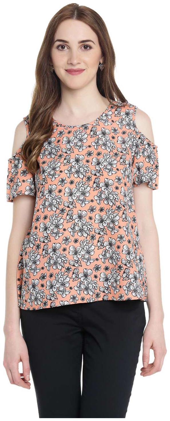 

Honey By Pantaloons Women Floral Regular top - Pink