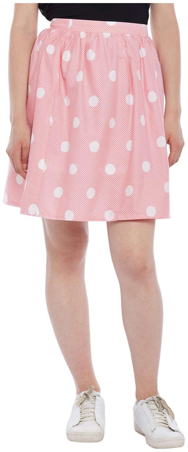 

Honey By Pantaloons Solid A-line skirt Midi Skirt - Pink