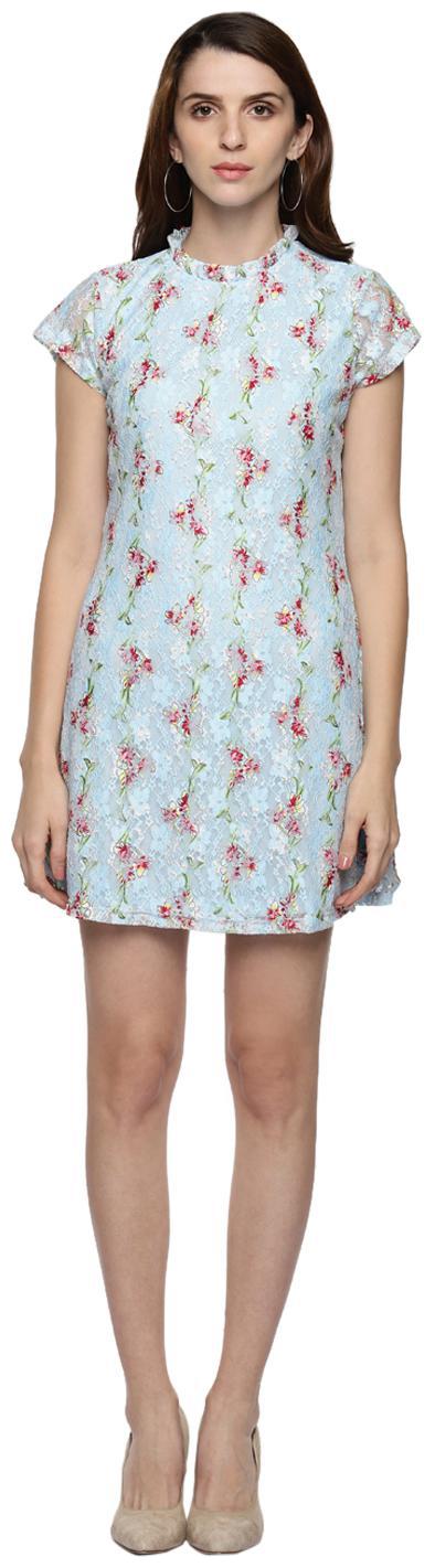 

Honey By Pantaloons Blue Floral A-line dress