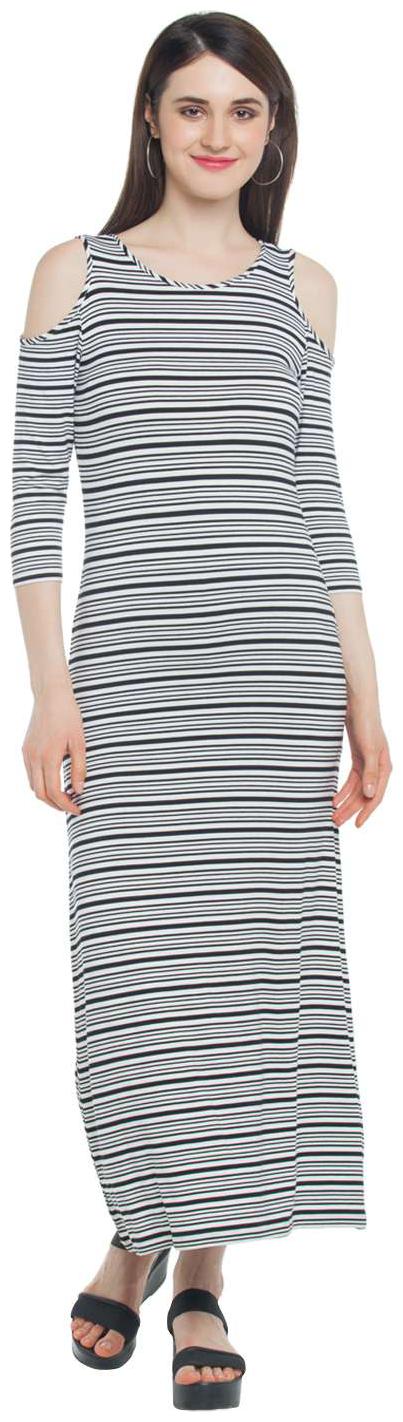 

Honey By Pantaloons Black Printed A-line dress
