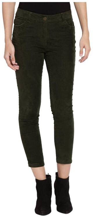 Honey By Pantaloons Women Black Slim fit Regular trousers