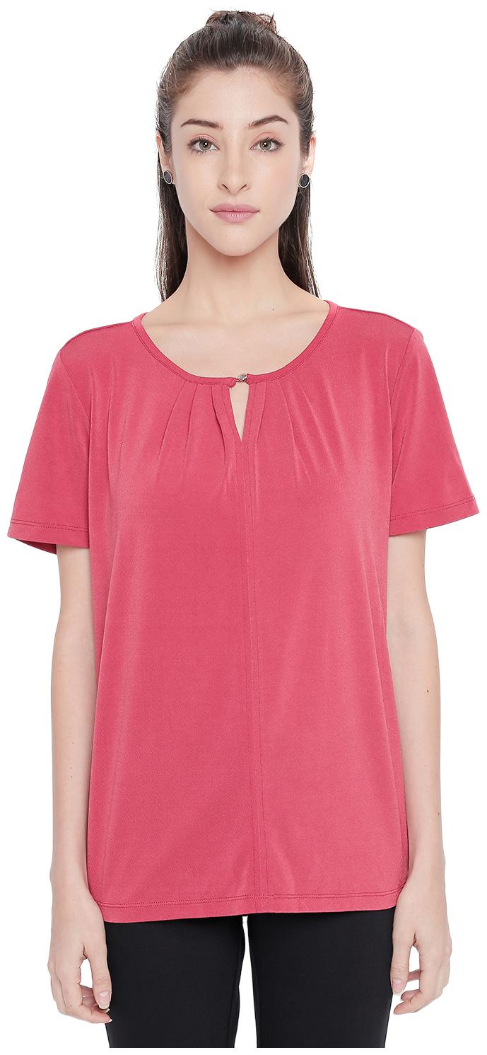 

Honey By Pantaloons Women Self design Regular top - Red