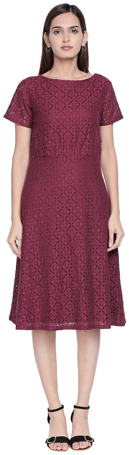 

Honey By Pantaloons Red Printed Maxi dress