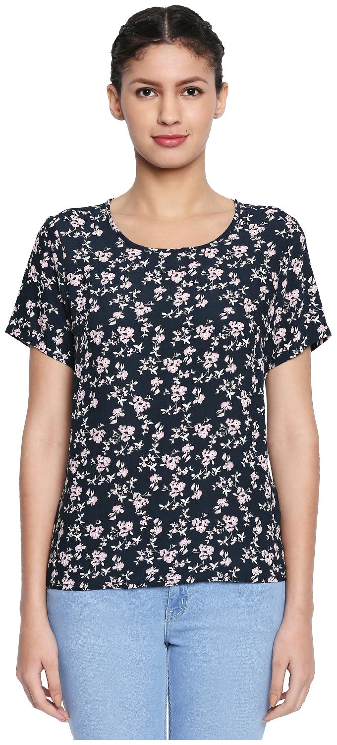 

Honey By Pantaloons Women Printed Regular top - Blue