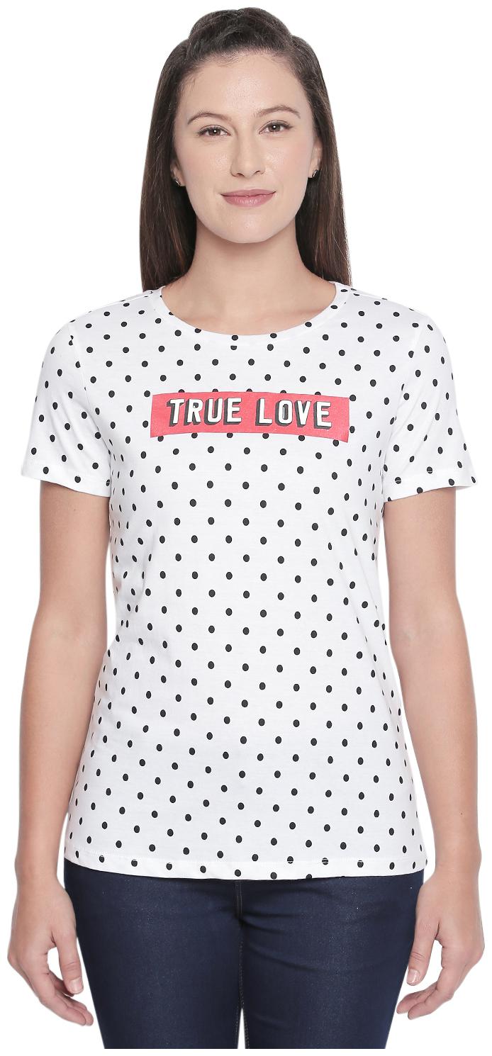 

Honey By Pantaloons Women Printed Regular top - White